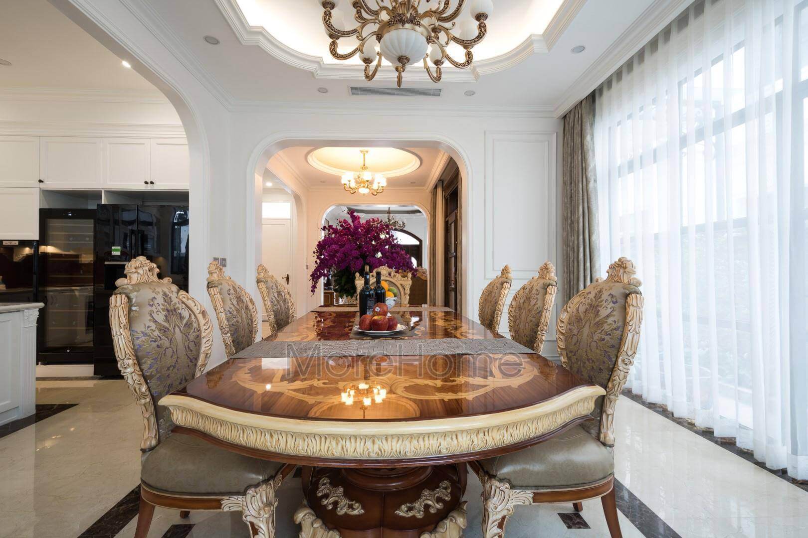 Thi công nội thất biệt thự tân cổ điển sang trọng Thi công nội thất biệt thự tân cổ điển sang trọng