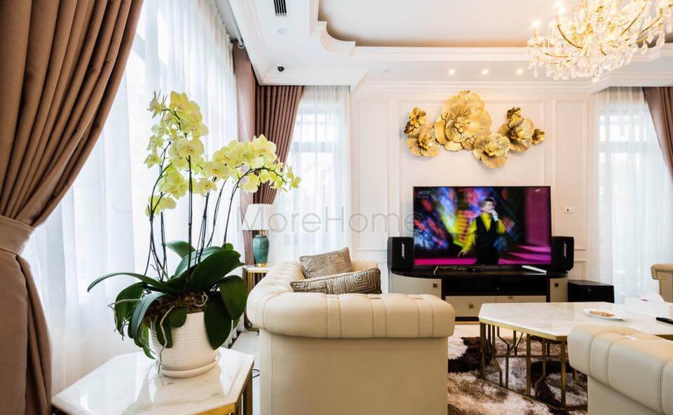 Thi công nội thất biệt thự tân cổ điển sang trọng Thi công nội thất biệt thự tân cổ điển sang trọng