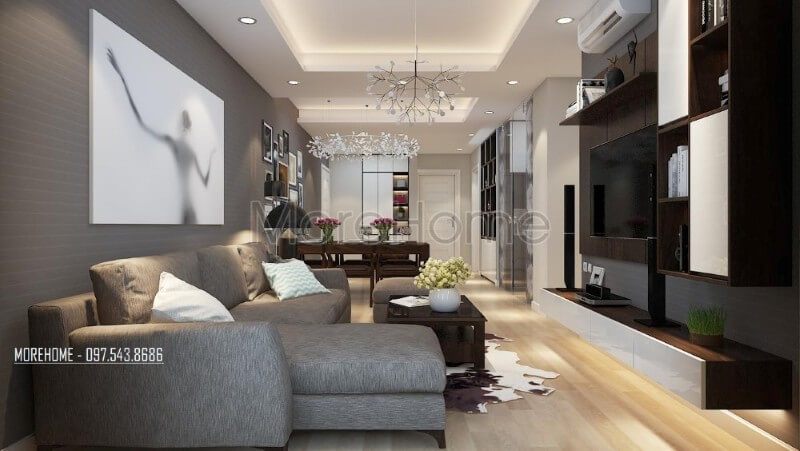 Sofa góc đẹp là giải pháp thông minh đối với không gian nhà nhỏ như chung cư, nhà phố...